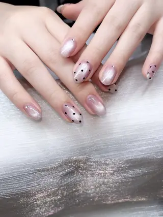 ネイル 岐阜・ワンホンネイル はんな🧡🐻‍❄️のネイルデザイン