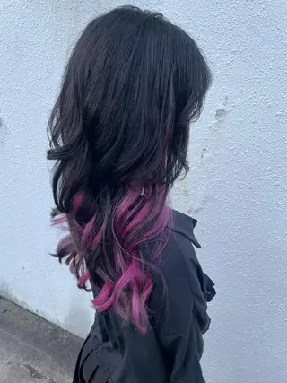 ロング カラー ケアブリーチ /髪質 改善/古橋圭史郎のヘアスタイル