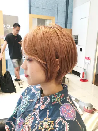 ショート ショート白髪染め無料 ／河瀬謙介のヘアスタイル