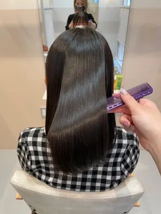 ロング 鹿毛 裕一郎のヘアスタイル