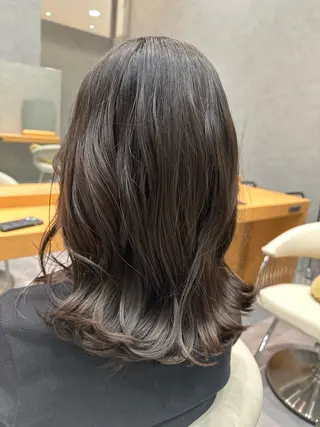 セミロング one cover hair salon 1st所属・森 沙織のヘアスタイル