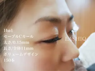 マツエク・マツパ LASHIQ南堀江 奥優美のマツエク・マツパデザイン
