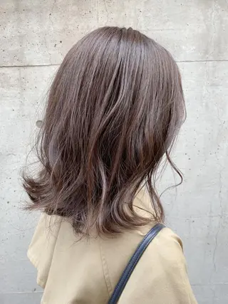 ミディアム カラー SALOWIN神戸三宮East店所属・【透明感、艶髪】西村 有司のヘアスタイル