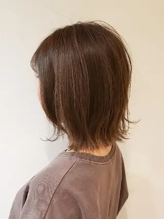 ミディアム カラー 美髪⭐︎髪質改善 井上　康司のヘアスタイル