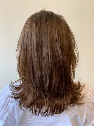 ミディアム カラー 【azure横浜】 🧸misaki🌸のヘアスタイル