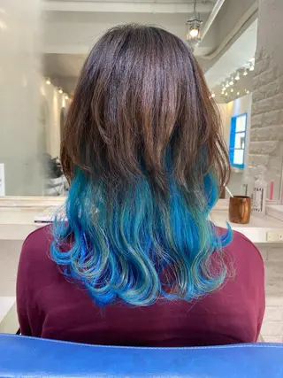 ミディアム カラー uros.所属・メンズパーマ/ エクステ🌞セナのヘアスタイル