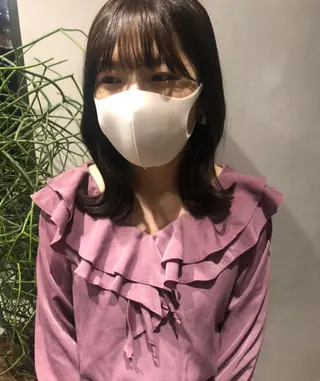 ミディアム ❤︎︎韓国ヘア❤︎︎ 𝑺𝒉𝒊𝒉𝒐のヘアスタイル