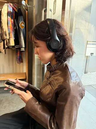 ショート パーマ 加藤木麻彩 NEROのヘアスタイル