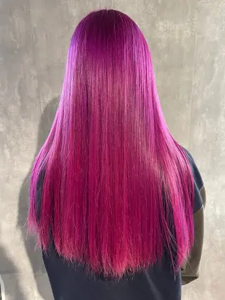 ロング カラー ハイトーン/レイヤー /ケアブリーチ石川治のヘアスタイル