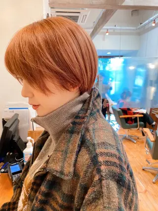 ショート カラー メンズカット特化柏駅 徒歩3分LOUのヘアスタイル