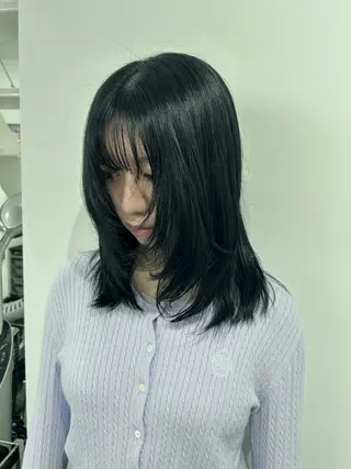 セミロング 山下颯羽 /表参道/外苑前のヘアスタイル