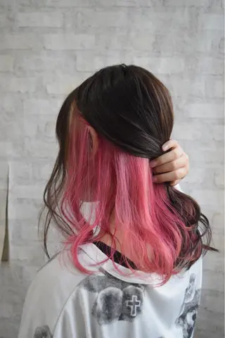 ミディアム カラー GATE.所属・GATE. staffのヘアスタイル