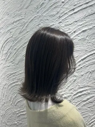 ミディアム カラー 🥀韓国ヘア🥀 宮津真菜のヘアスタイル