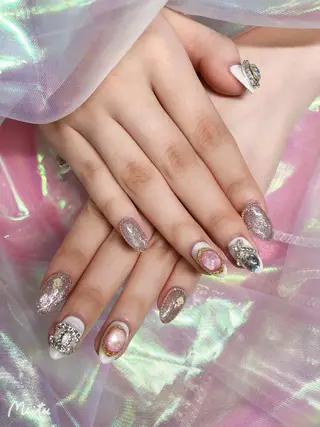 ネイル ラベンダー💖日暮里 ルル💖ネイルのネイルデザイン