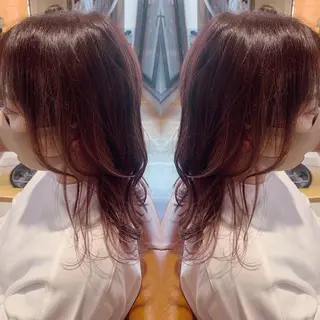 ミディアム カラー 韓国🇰🇷 ✂︎hair 内田愛のヘアスタイル