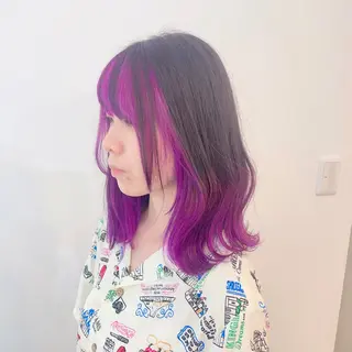 セミロング カラー デザインカラー髪質 改善Lilithのその他イメージ