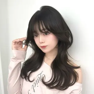ロング カラー 韓国ヘア🇰🇷× 髪質改善🫧テルのヘアスタイル