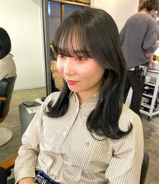 ミディアム カラー 🪽似合わせカラー RENA.🪽🩶のヘアスタイル