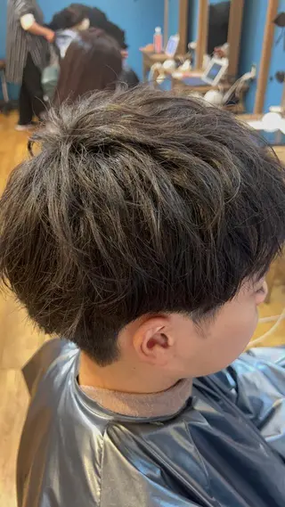 パーマ メンズ 須永 優希のヘアスタイル