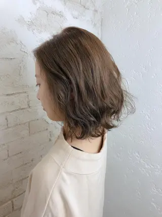 ミディアム カラー ️❤️透明感カラー Yūka❤️のヘアスタイル