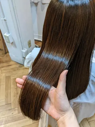 ロング 中野 雅子のヘアスタイル