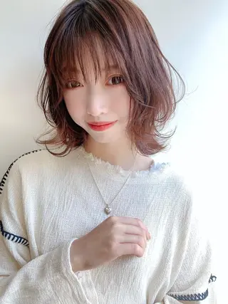 ミディアム 川田 理紗子のヘアスタイル