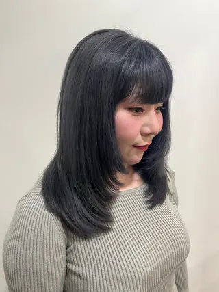 セミロング カラー 🟦メンズ特化🟦 たかしま　あさひのヘアスタイル