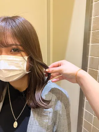 ミディアム 似合わせカラー/ヘア セット💐本多恵美のヘアスタイル