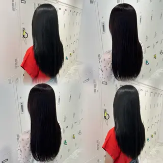 ロング 透明感ハイトーン特化 /ケアブリーチ/莉駒のヘアスタイル