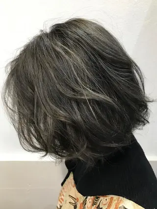 ショート カラー GiseL天神カラー 髪質改善/ブリーチのヘアスタイル