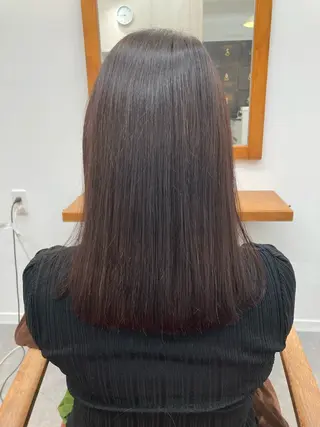 ミディアム 髪質改善 松本のヘアスタイル