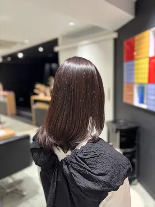セミロング カラー 菅原 佑月のヘアスタイル