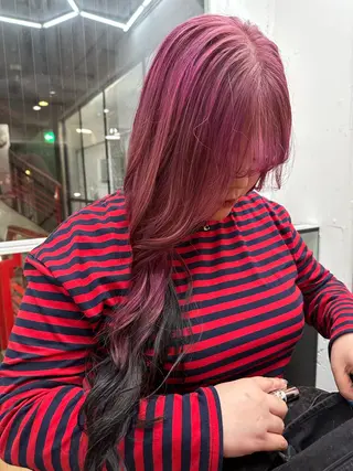 カラー agili所属・尾方 杏里のヘアスタイル