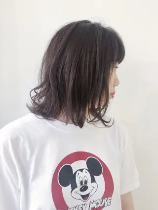 ミディアム 脇田 克巳のヘアスタイル