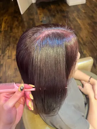 ミディアム カラー jam Creative Hair Design所属・【jam】横山 真優華のヘアスタイル