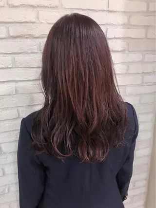 セミロング カラー HAUS 片山みほのヘアスタイル