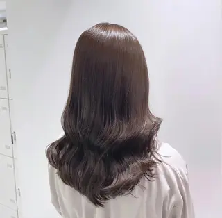 セミロング カラー ヘアアレンジ Ella所属・nana【艶髪】/ レイヤー/縮毛矯正のヘアスタイル