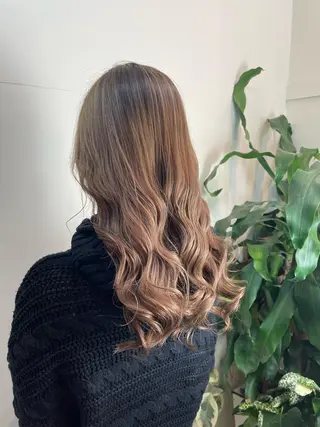 セミロング カラー WEST OLAND加藤圭介のヘアスタイル