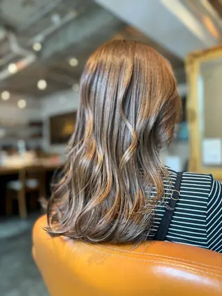 カラー 髪質改善カラー ベージュ🤎YUMEのヘアスタイル