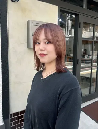 ミディアム カラー 京都/カラー/松野 翔のヘアスタイル