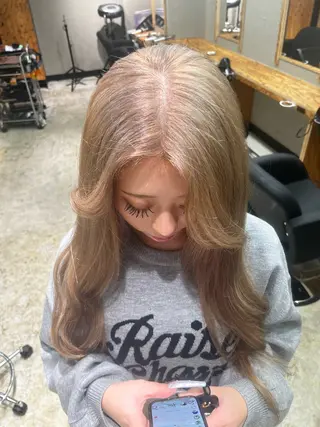 セミロング 🏅EIGHT難波/ 【店長】タモツのヘアスタイル