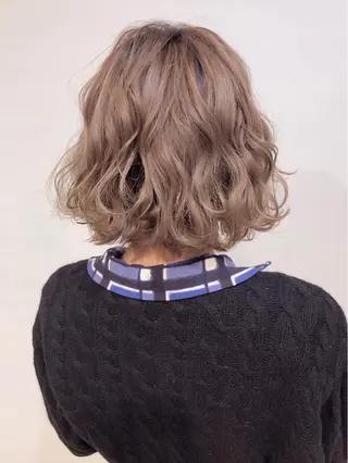 ショート カラー パーマ ヘアアレンジ 髪質改善専門店 エイジングケアのヘアスタイル