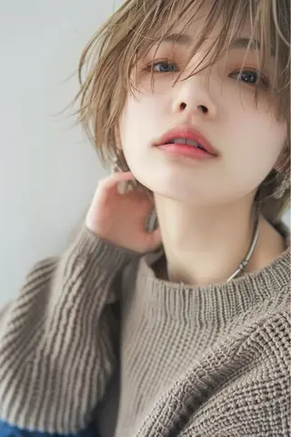 ショート カラー lana hair 新宿/髪質改善/韓国のヘアスタイル
