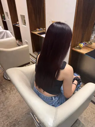 ロング カラー ブリーチ無しダブル カラー特化/🫧中村のヘアスタイル