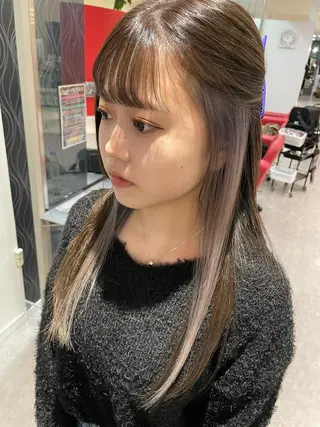 ロング カラー be flot所属・髪質改善/大阪守口市 🐣Ria‪🐣のヘアスタイル