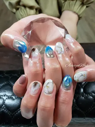 ロング AviviyaNail所属・kubo ayaのネイルデザイン