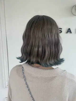 ショート カラー SARA古賀店 かすみ🐬🩵のヘアスタイル