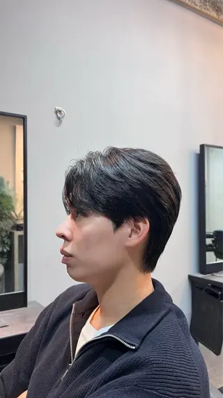 ショート パーマ メンズ Alo所属・💥メンズパーマ /表参道/モント💥のヘアスタイル
