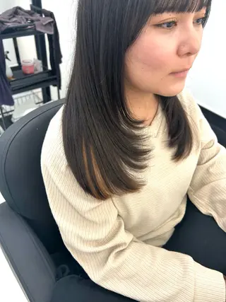 ミディアム F.所属・miku 🍑髪質改善サロンのヘアスタイル