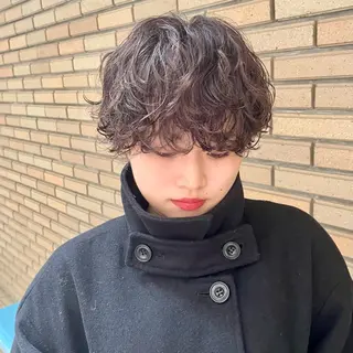 ショート 🎀大川 錬🎀 ブリーチなしWカラーのヘアスタイル